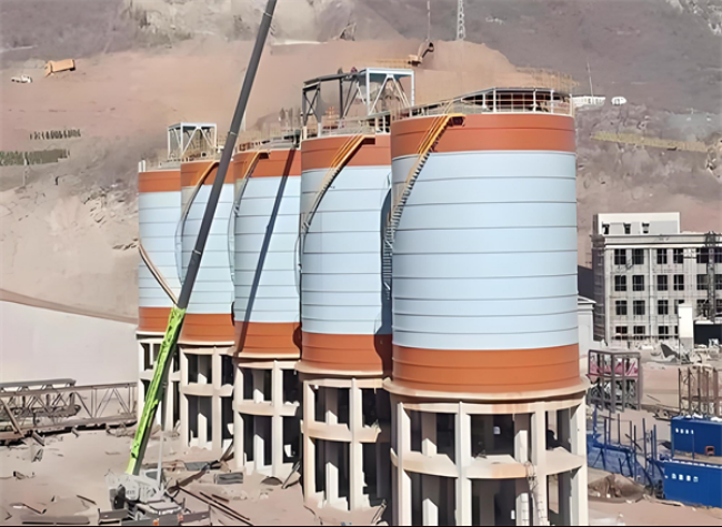 芙蓉高架钢板仓